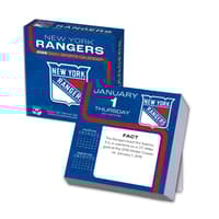 image NHL New York Rangers 2026 Desk Calendar Main Product Image