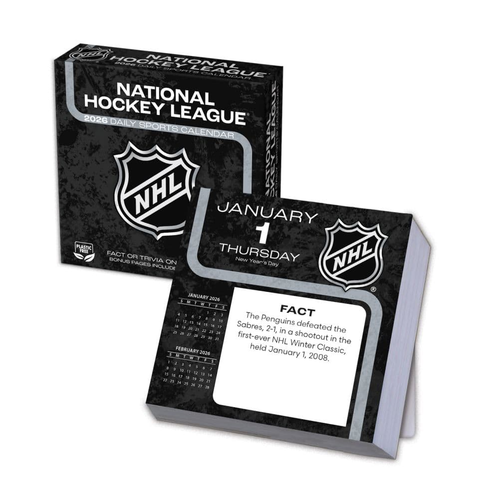 NHL All Team 2026 Desk Calendar Main Product Image
