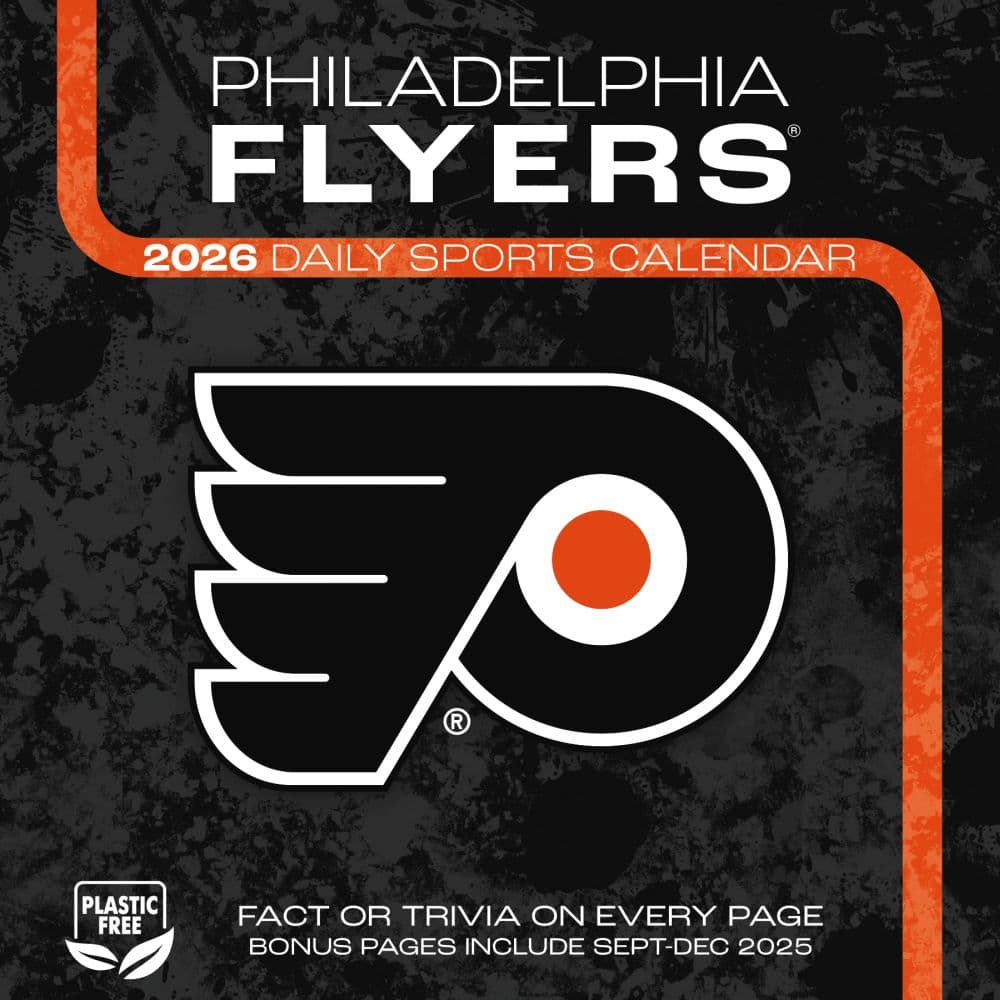 NHL Philadelphia Flyers 2026 Desk Calendar First Alternate Image