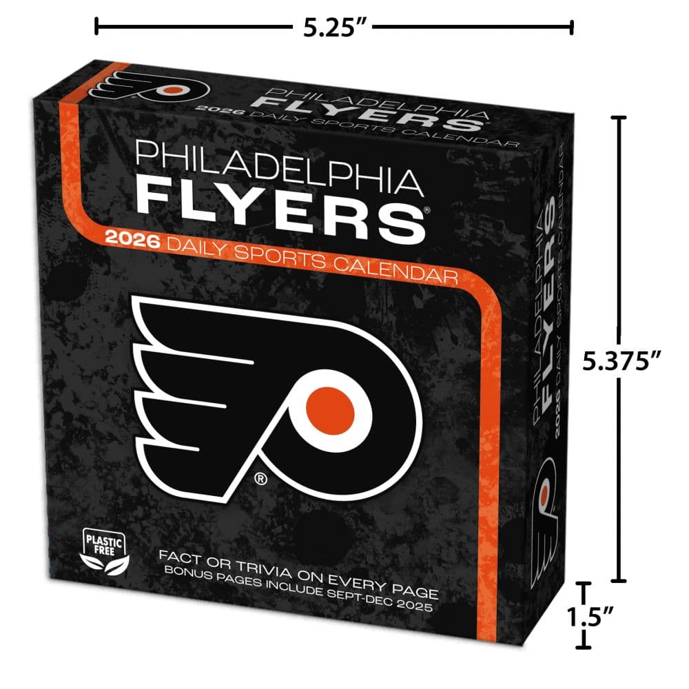 NHL Philadelphia Flyers 2026 Desk Calendar Sixth Alternate Image