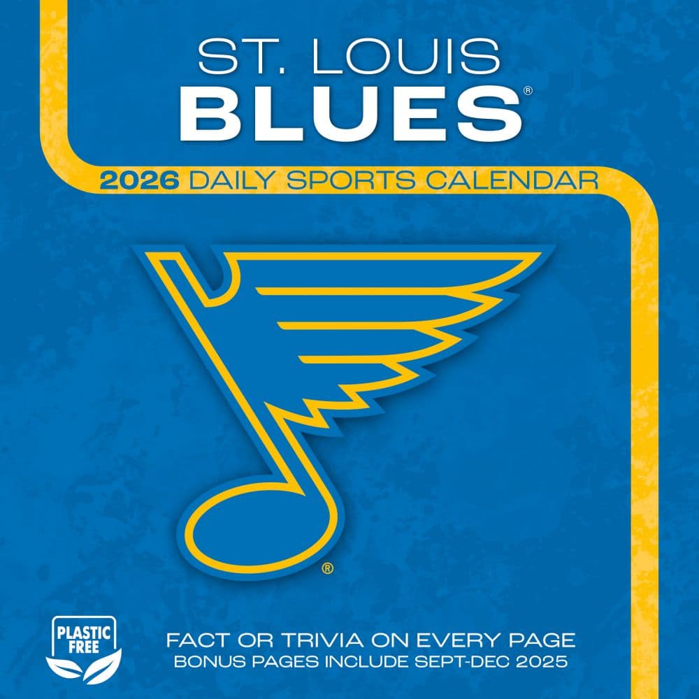 NHL St Louis Blues 2026 Desk Calendar First Alternate Image