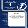 image NHL Tampa Bay Lightning 2026 Desk Calendar Second Alternate Image