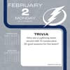 image NHL Tampa Bay Lightning 2026 Desk Calendar Third Alternate Image