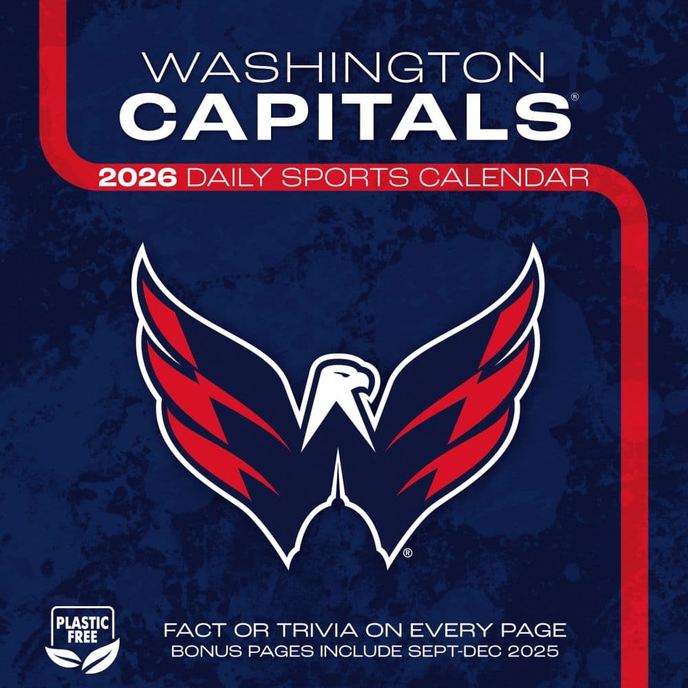 NHL Washington Capitals 2026 Desk Calendar First Alternate Image