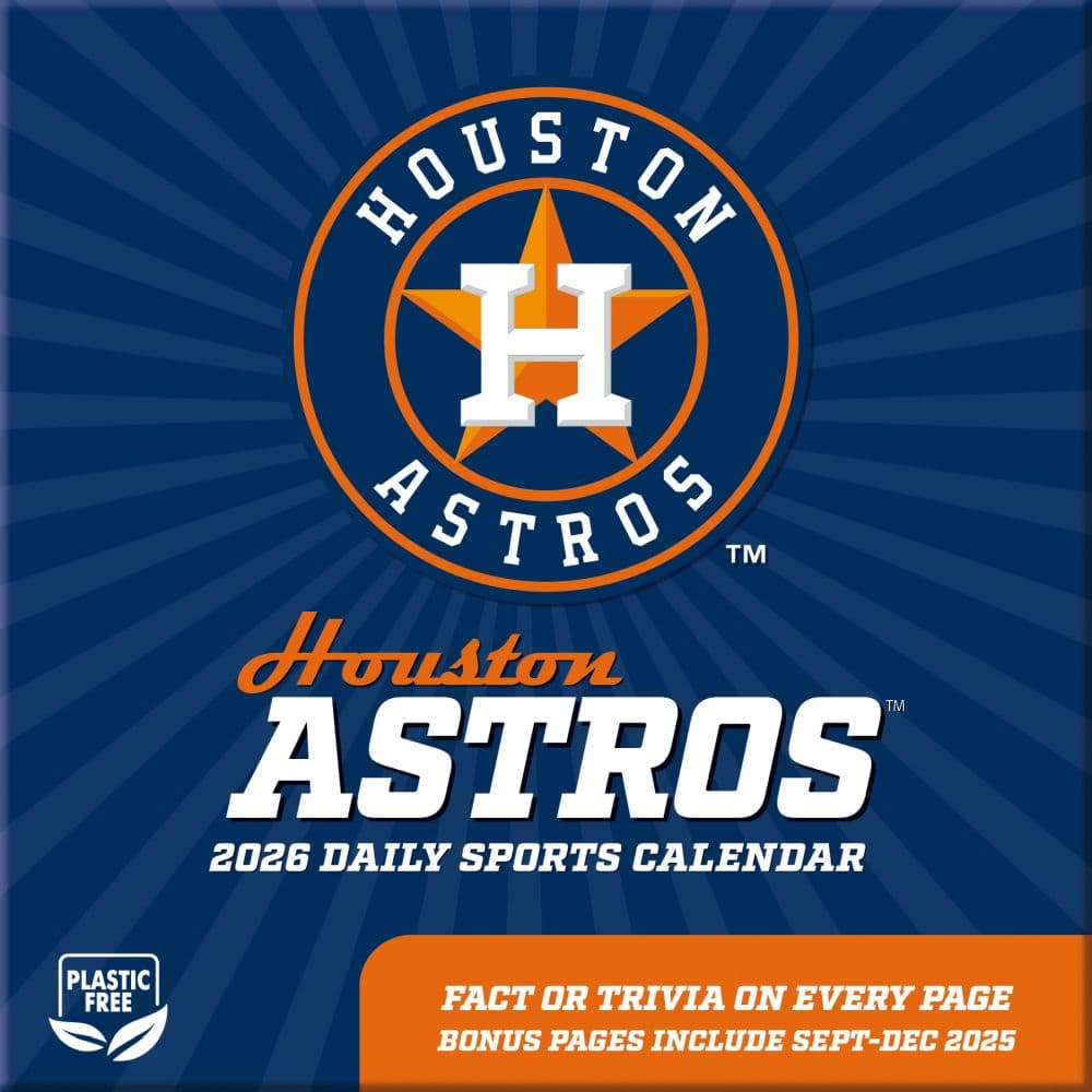 MLB Houston Astros 2026 Desk Calendar First Alternate Image