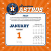 image MLB Houston Astros 2026 Desk Calendar Second Alternate Image