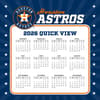 image MLB Houston Astros 2026 Desk Calendar Fourth Alternate Image