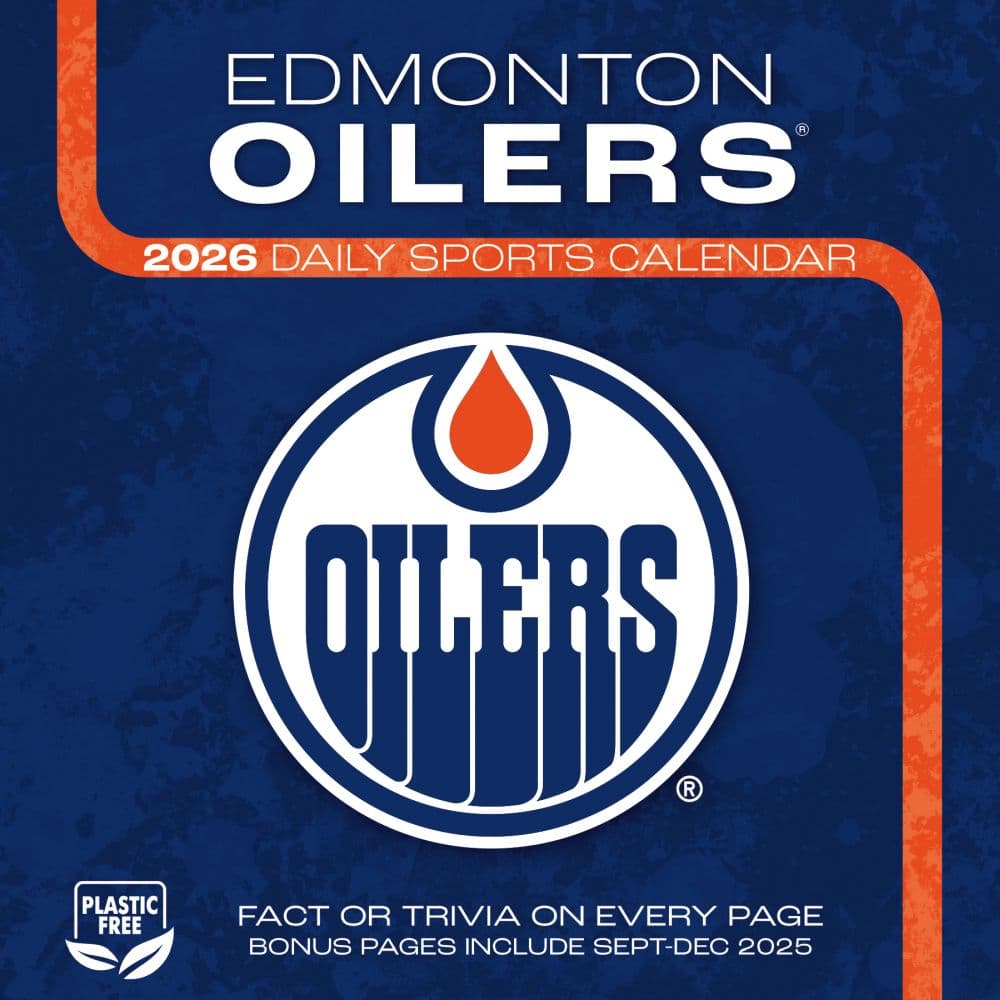 NHL Edmonton Oilers 2026 Desk Calendar First Alternate Image