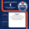 image NHL Edmonton Oilers 2026 Desk Calendar Second Alternate Image