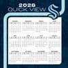 image NHL Seattle Kraken 2026 Desk Calendar Fourth Alternate Image