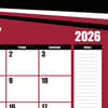 image NCAA Alabama Crimson Tide 2026 Desk Calendar Second Alternate Image