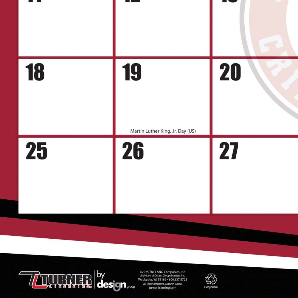 NCAA Alabama Crimson Tide 2026 Desk Calendar Third Alternate Image