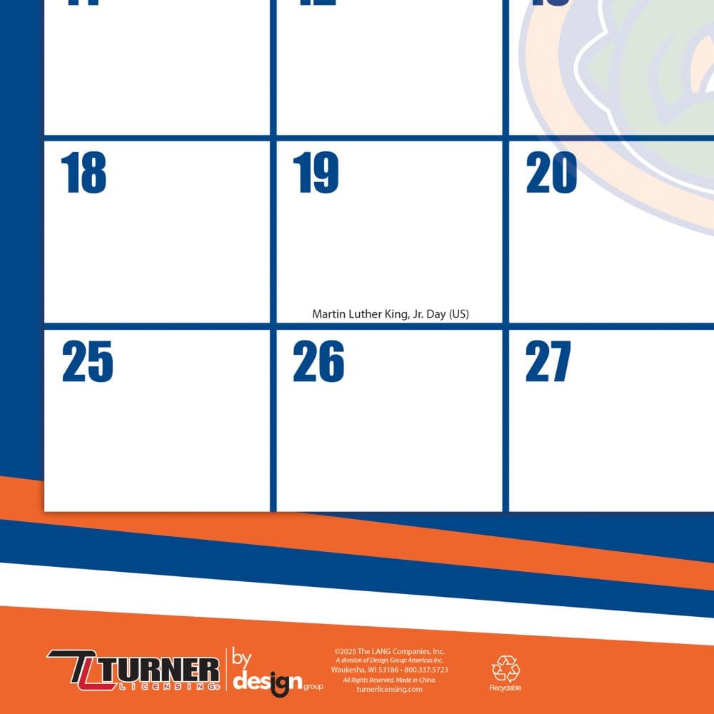 NCAA Florida Gators 2026 Desk Calendar Third Alternate Image
