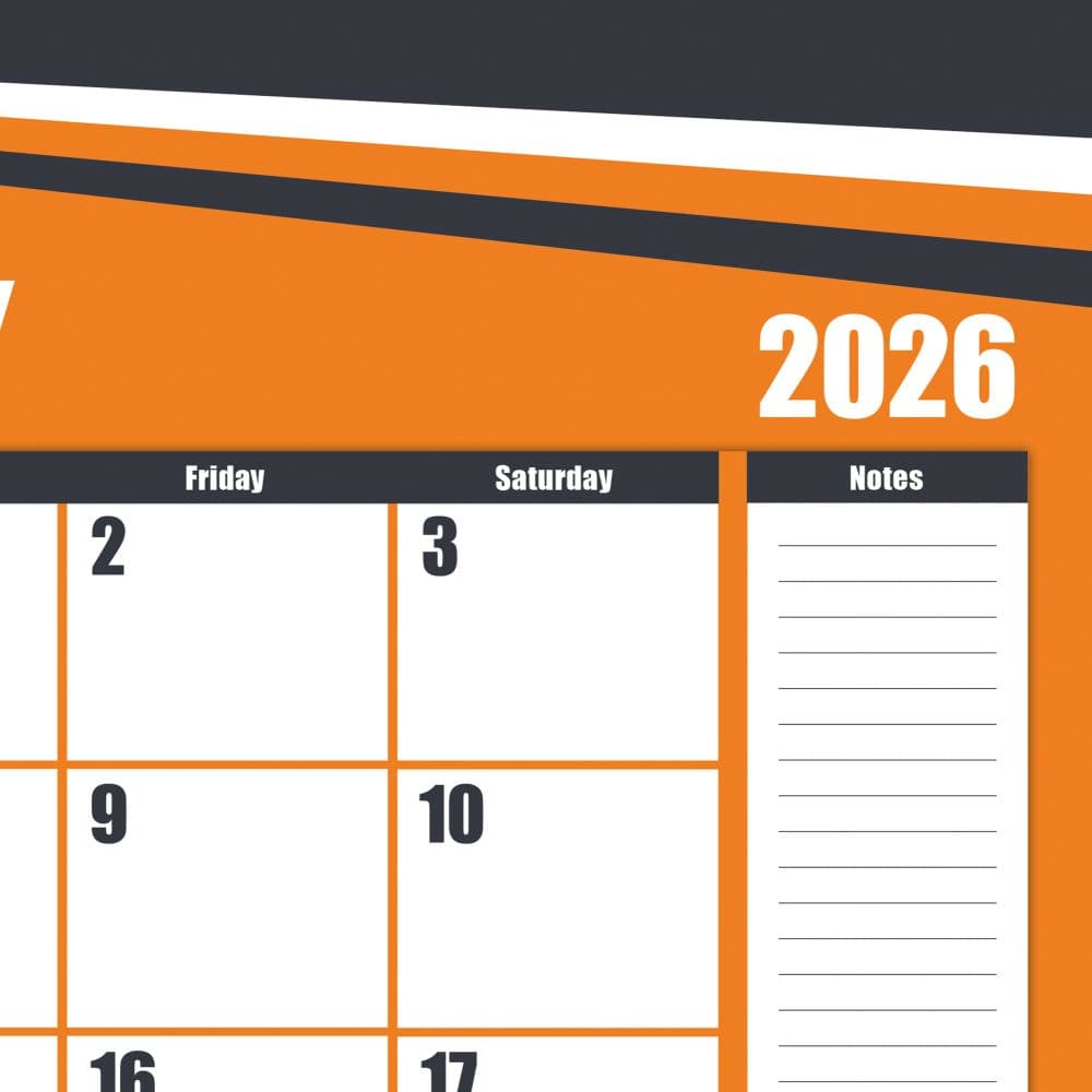 NCAA Tennessee Volunteers 2026 Desk Calendar Second Alternate Image