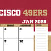 image NFL San Francisco 49ers 2026 Desk Calendar Second Alternate Image