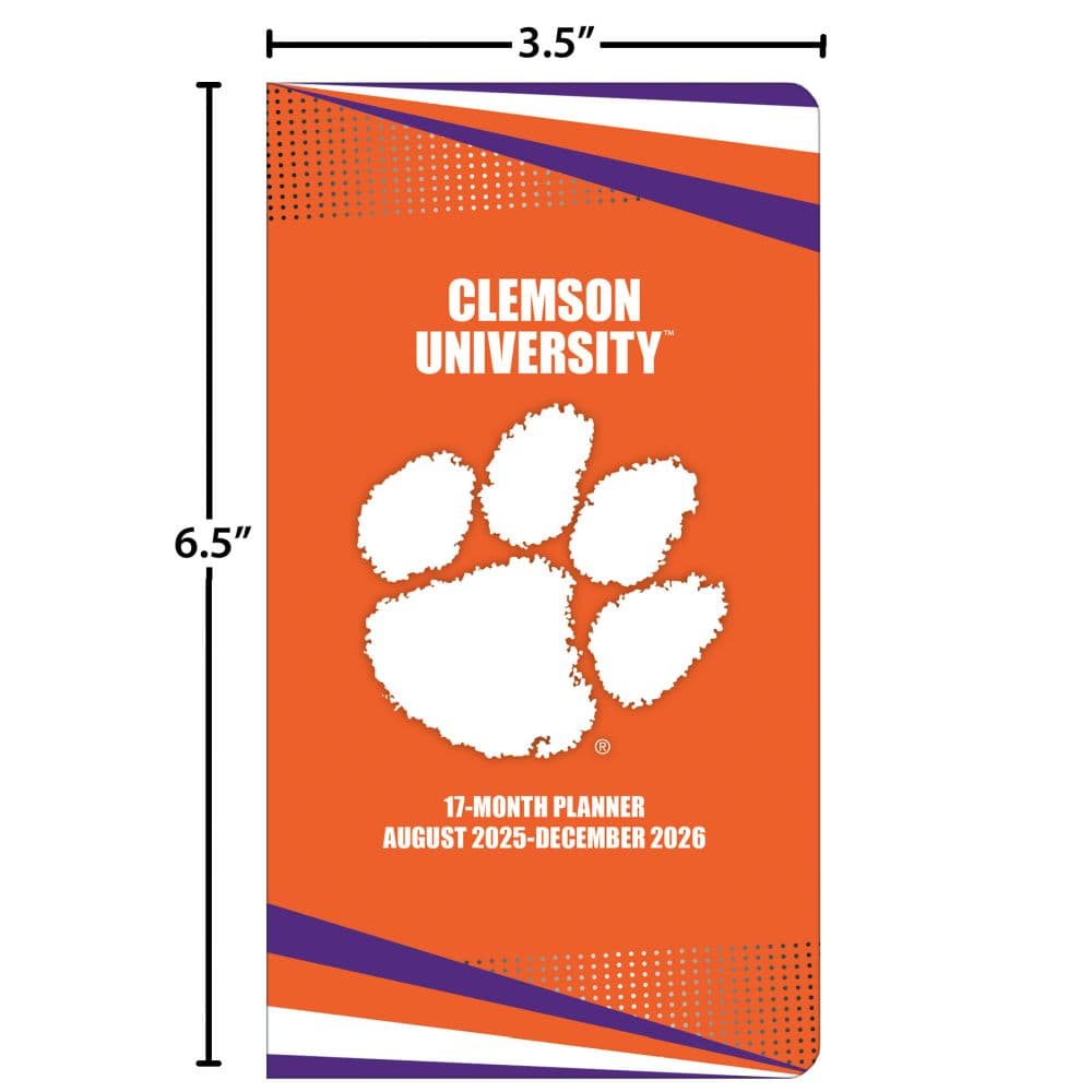 COL Clemson Tigers Pkt Planner Fifth Alternate Image