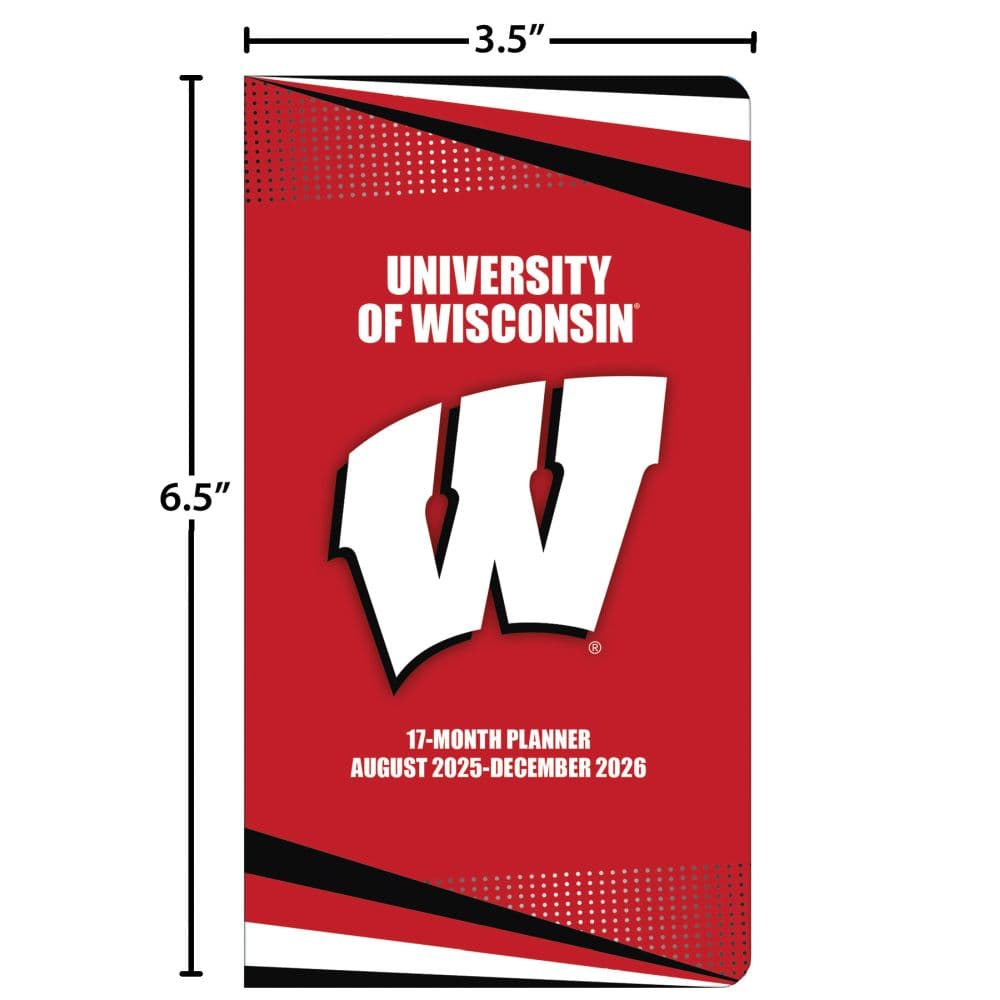 COL Wisconsin Badgers Pkt Planner Fifth Alternate Image