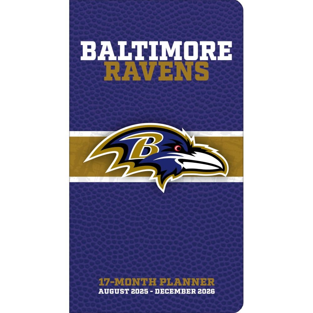 NFL Baltimore Ravens 17 Month 2026 Pocket Planner Main Product Image