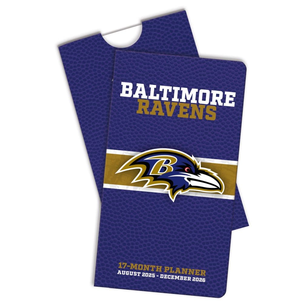 NFL Baltimore Ravens 17 Month 2026 Pocket Planner Fourth Alternate Image