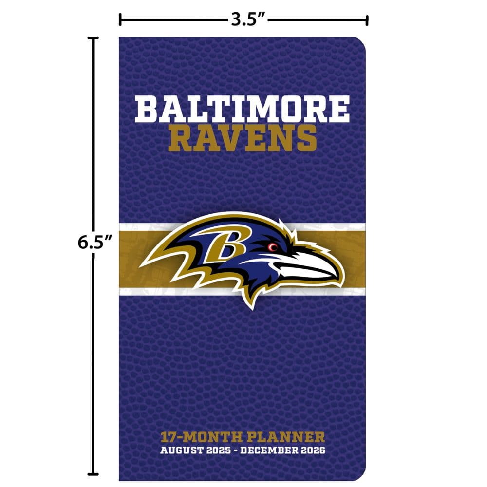 NFL Baltimore Ravens 17 Month 2026 Pocket Planner Fifth Alternate Image