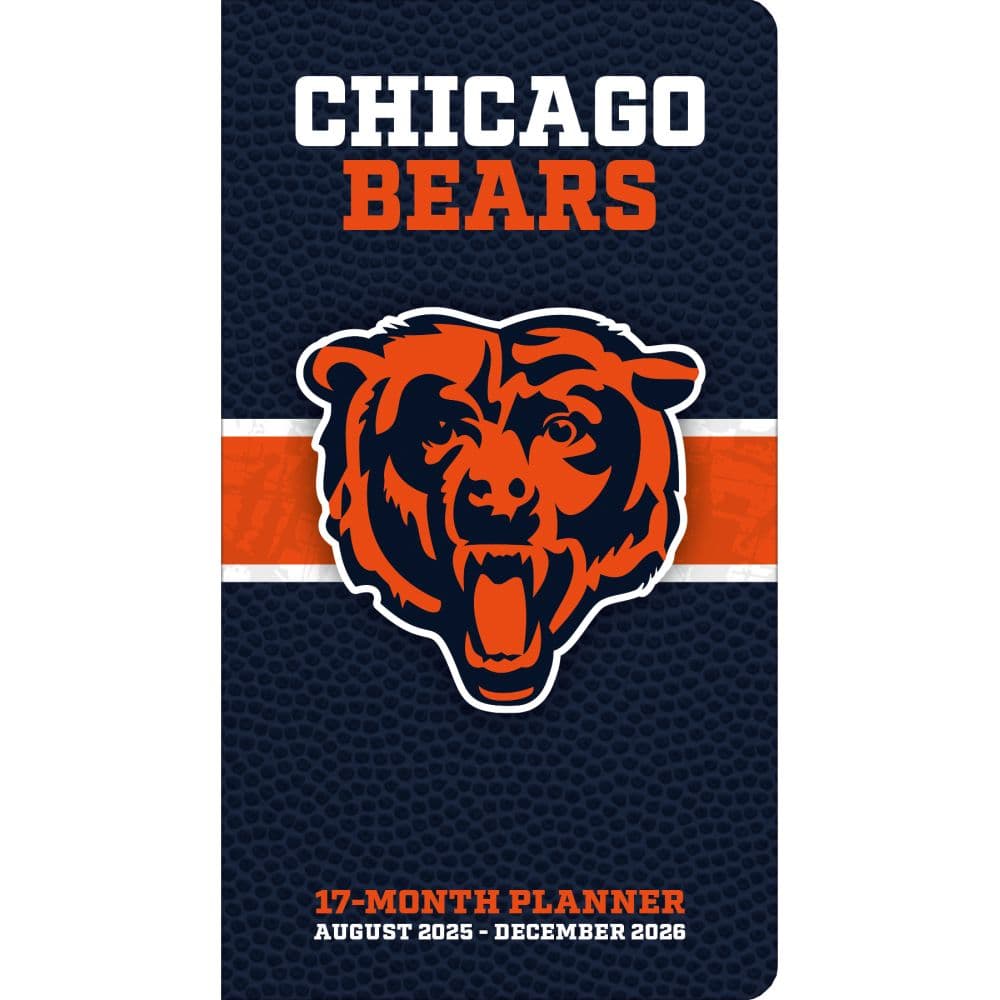 NFL Chicago Bears 17 Month 2026 Pocket Planner Main Product Image
