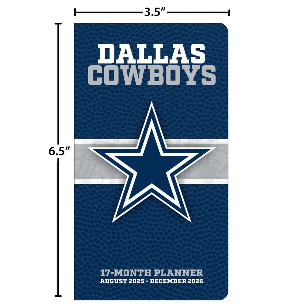 NFL Dallas Cowboys 17 Month 2026 Pocket Planner Fifth Alternate Image