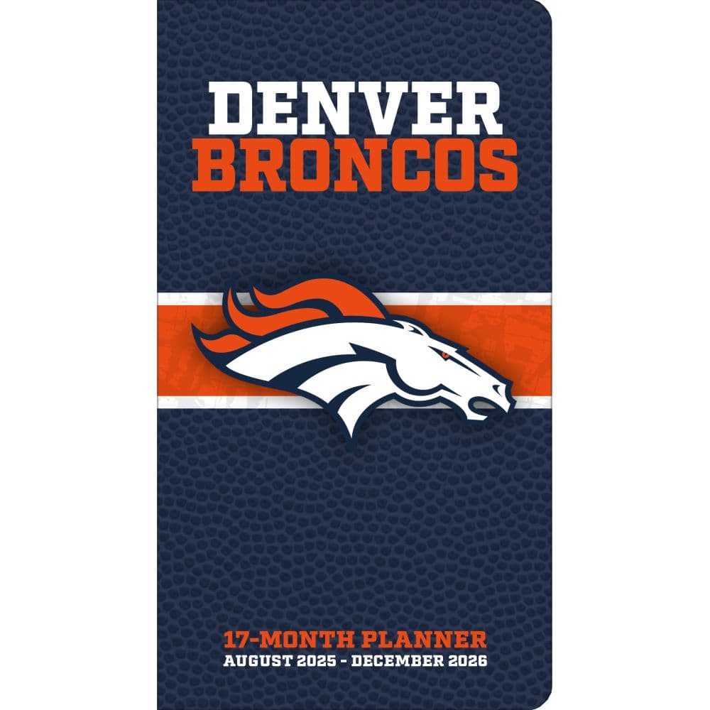 NFL Denver Broncos 17 Month 2026 Pocket Planner Main Product Image