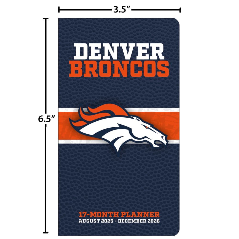 NFL Denver Broncos 17 Month 2026 Pocket Planner Fifth Alternate Image