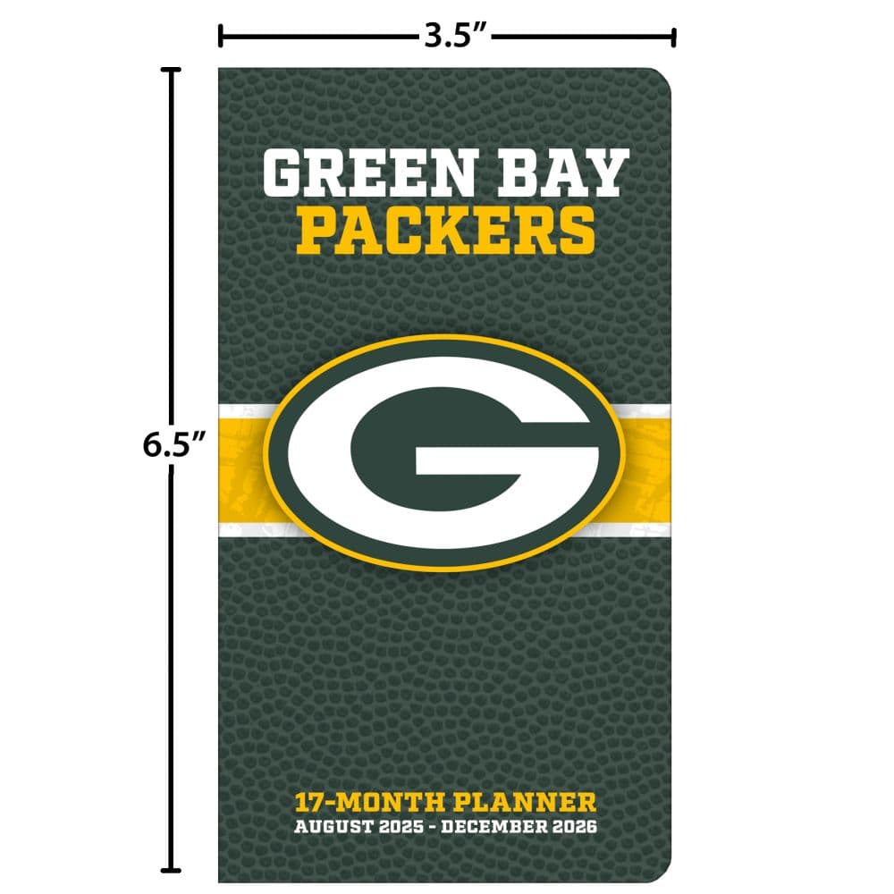 NFL Green Bay Packers 17 Month 2026 Pocket Planner Fifth Alternate Image