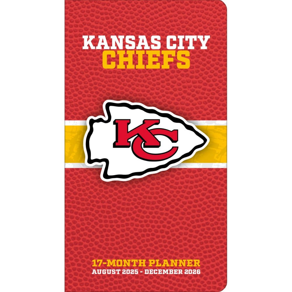 NFL Kansas City Chiefs 17 Month 2026 Pocket Planner Main Product Image