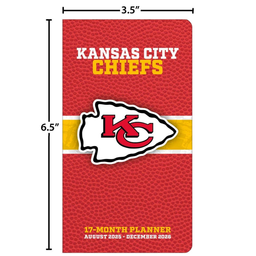 NFL Kansas City Chiefs 17 Month 2026 Pocket Planner Fifth Alternate Image