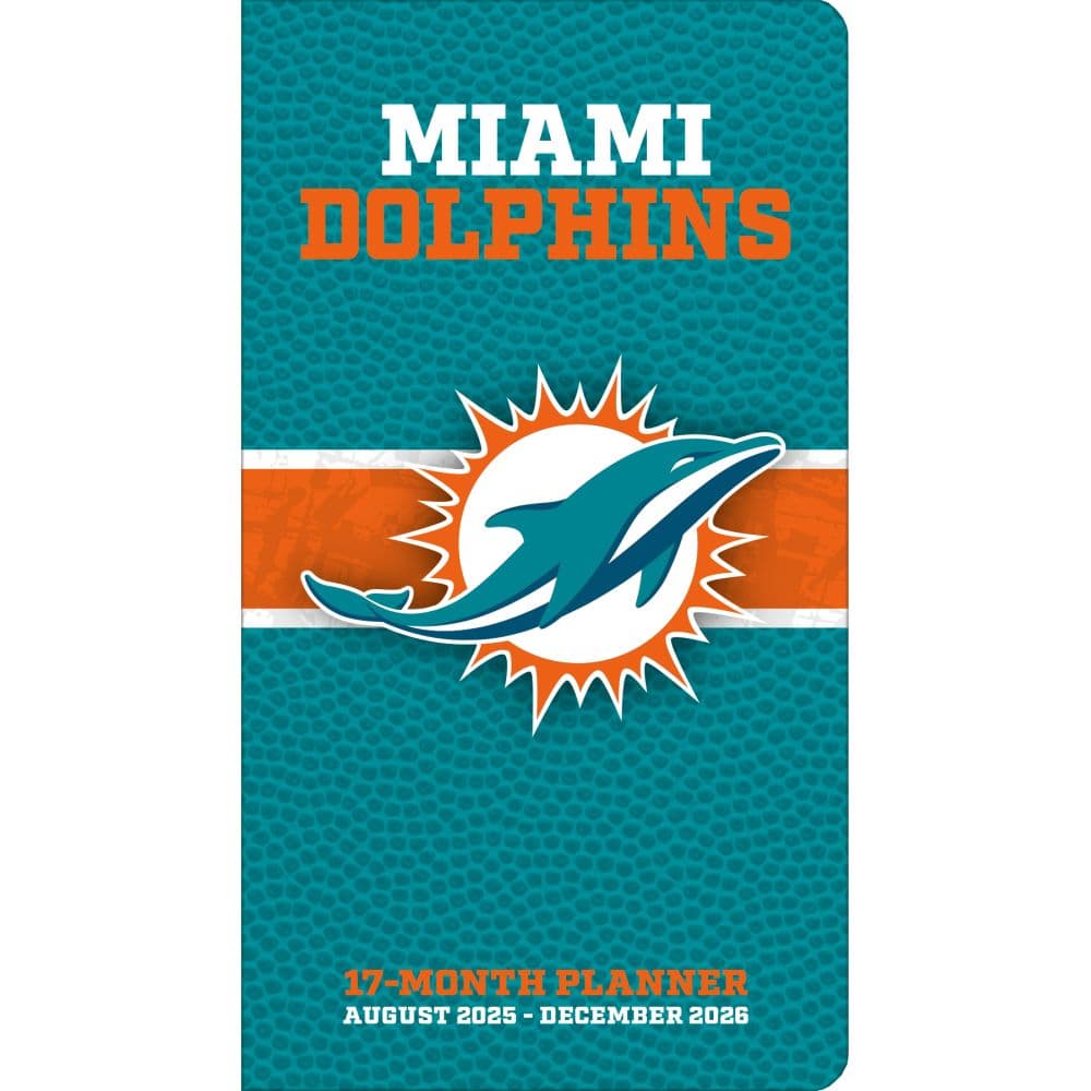 NFL Miami Dolphins 17 Month 2026 Pocket Planner Main Product Image