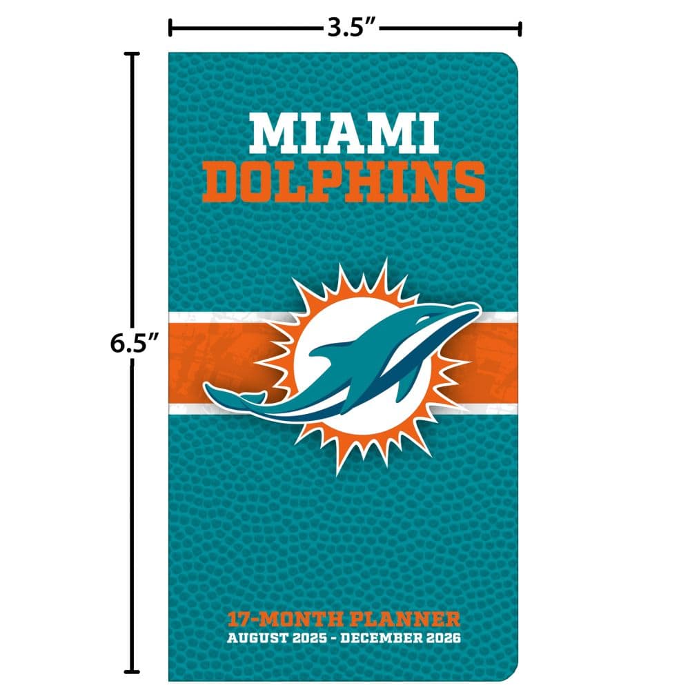 NFL Miami Dolphins 17 Month 2026 Pocket Planner Fifth Alternate Image