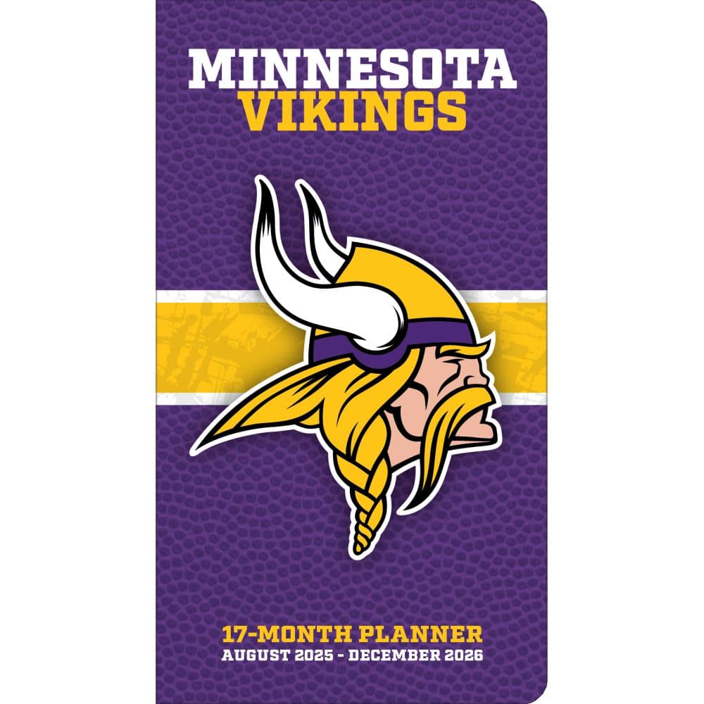 NFL Minnesota Vikings 17 Month 2026 Pocket Planner Main Product Image