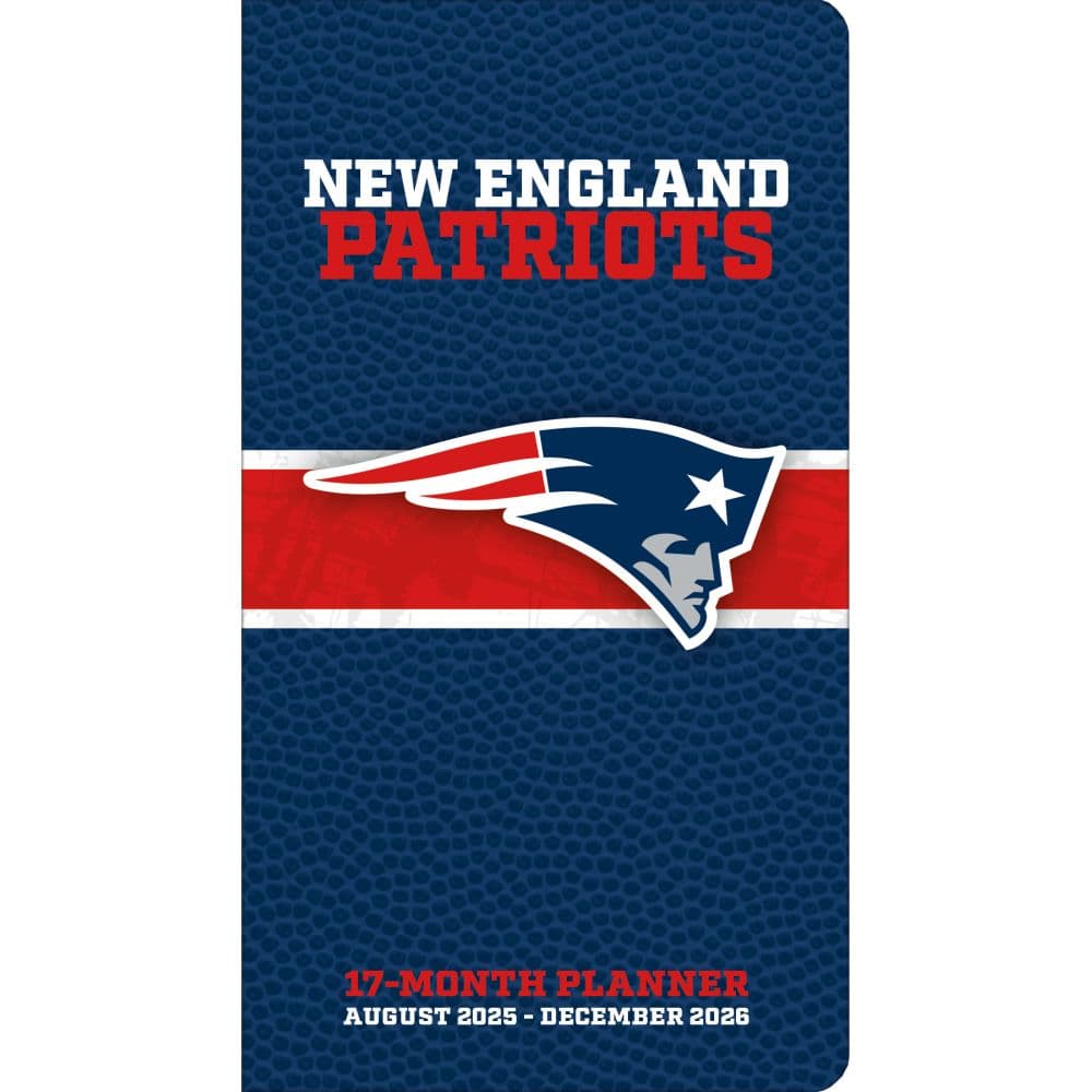 NFL New England Patriots 17 Month 2026 Pocket Planner Main Product Image