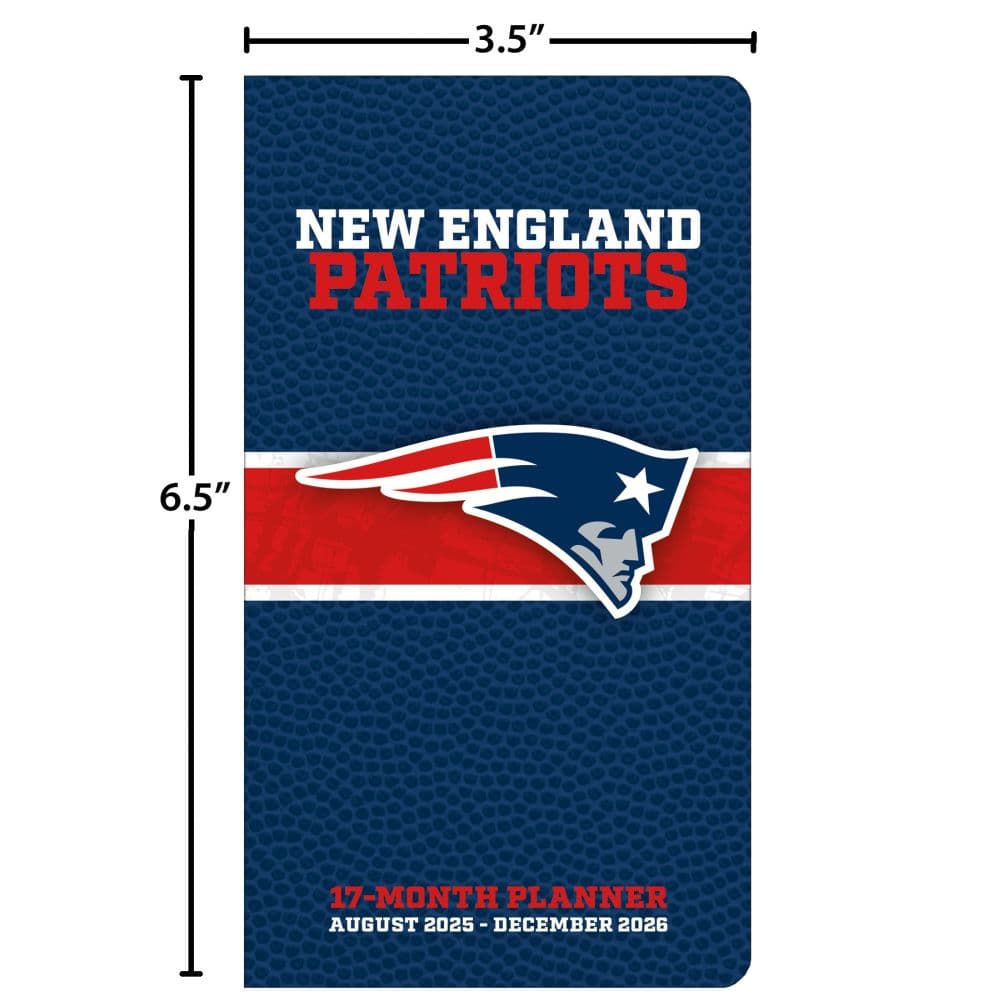 NFL New England Patriots 17 Month 2026 Pocket Planner Fifth Alternate Image