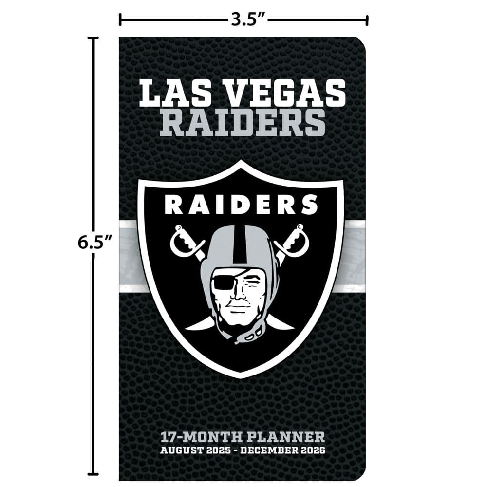 NFL Las Vegas Raiders 17 Month 2026 Pocket Planner Fifth Alternate Image