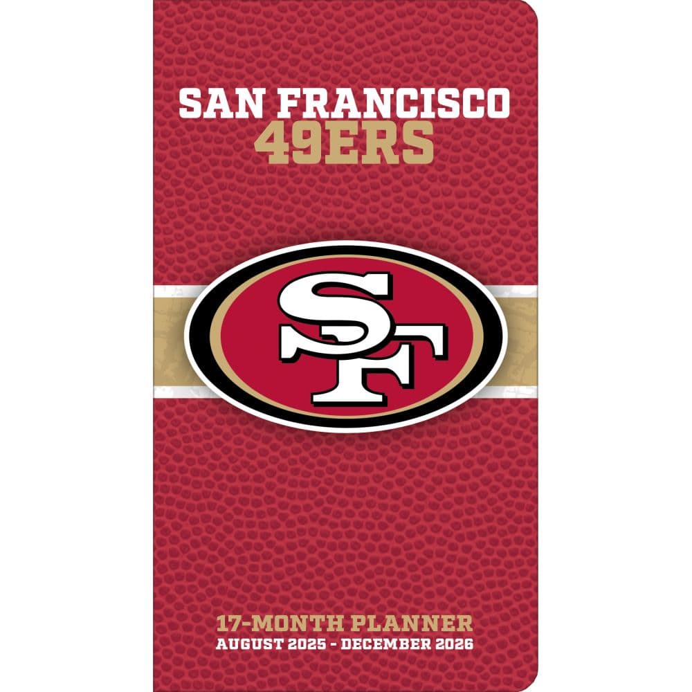 NFL San Francisco 49ers 17 Month 2026 Pocket Planner Main Product Image