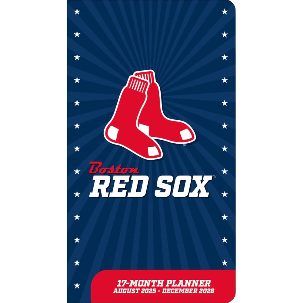 MLB Boston Red Sox 17 Month 2026 Pocket Planner Main Product Image