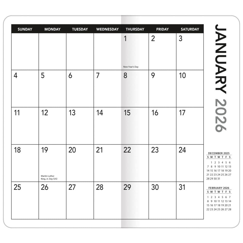 MLB Milwaukee Brewers 17 Month 2026 Pocket Planner First Alternate Image