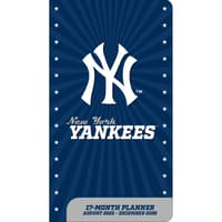 image MLB New York Yankees 17 Month 2026 Pocket Planner Main Product Image