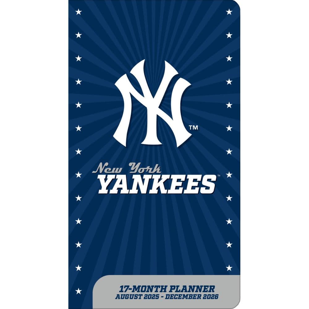 MLB New York Yankees 17 Month 2026 Pocket Planner Main Product Image