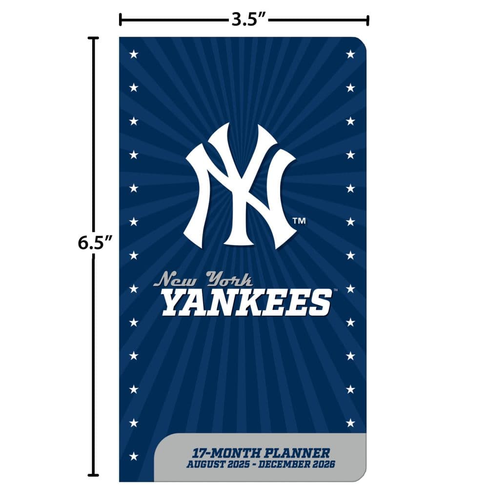 MLB New York Yankees 17 Month 2026 Pocket Planner Fifth Alternate Image