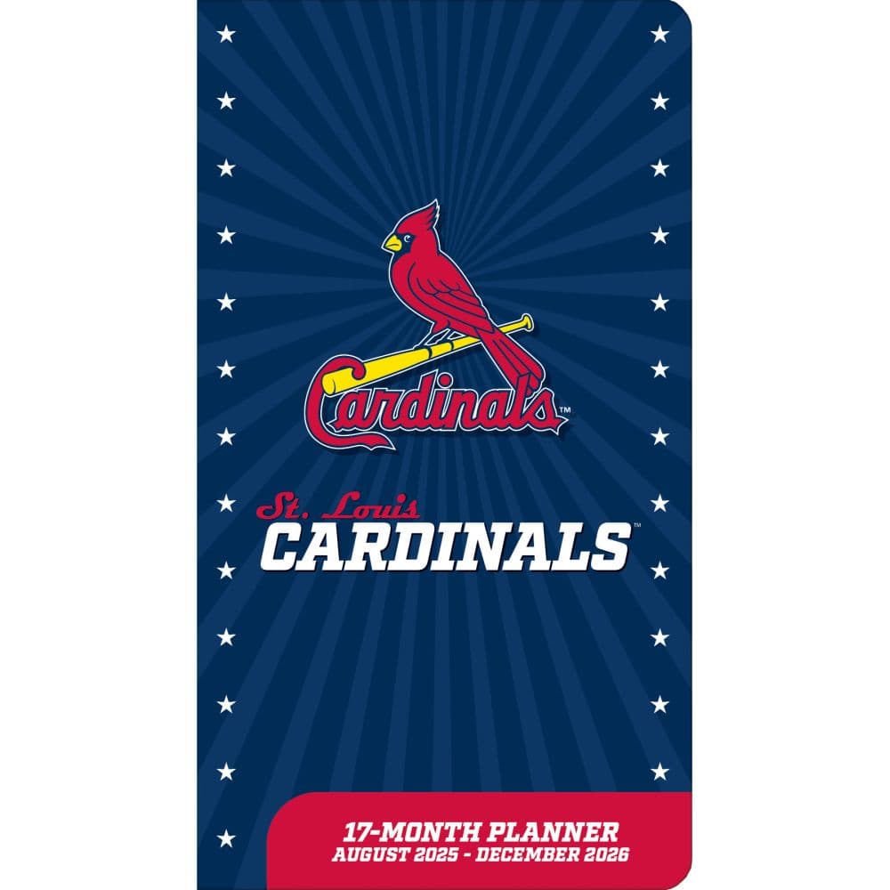 MLB St Louis Cardinals 17 Month 2026 Pocket Planner Main Product Image