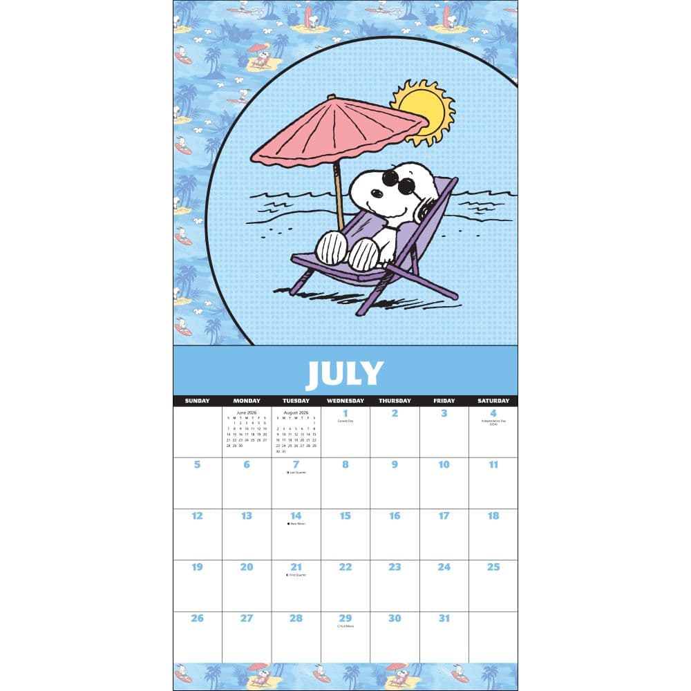 Peanuts Snoopy 2026 Wall Calendar - Calendars.com