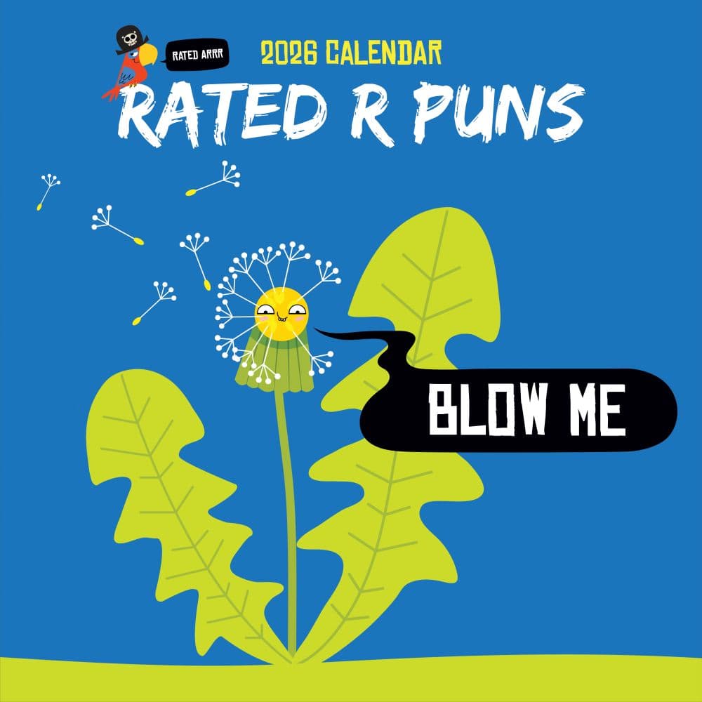 Rated R Puns 2026 Wall Calendar - Calendars.com