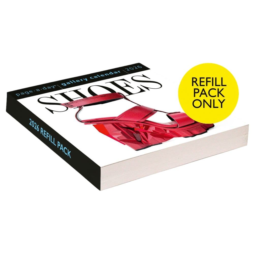 Shoes Gallery 2026 Desk Calendar Refill Pack