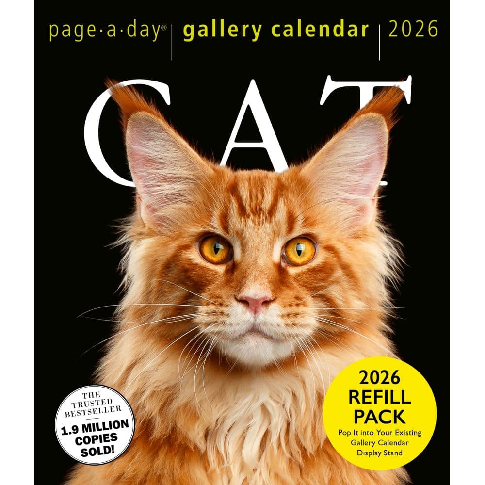 Cats 2026 Page A Day Desk Calendar Refill Pack Calendars cats-2026-page-a-day-desk-calendar-refill-pack-calendars