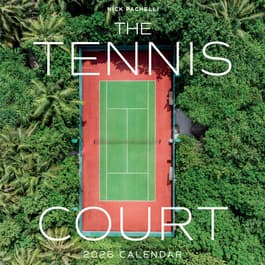 Tennis Court 2026 Wall Calendar