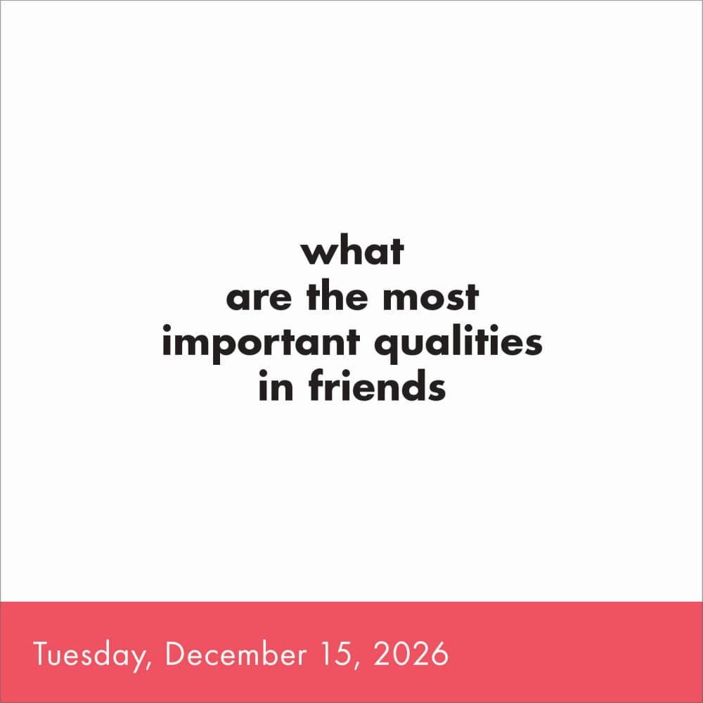 TableTopics Question Page-A-Day 2026 Desk Calendar Third Alternate Image